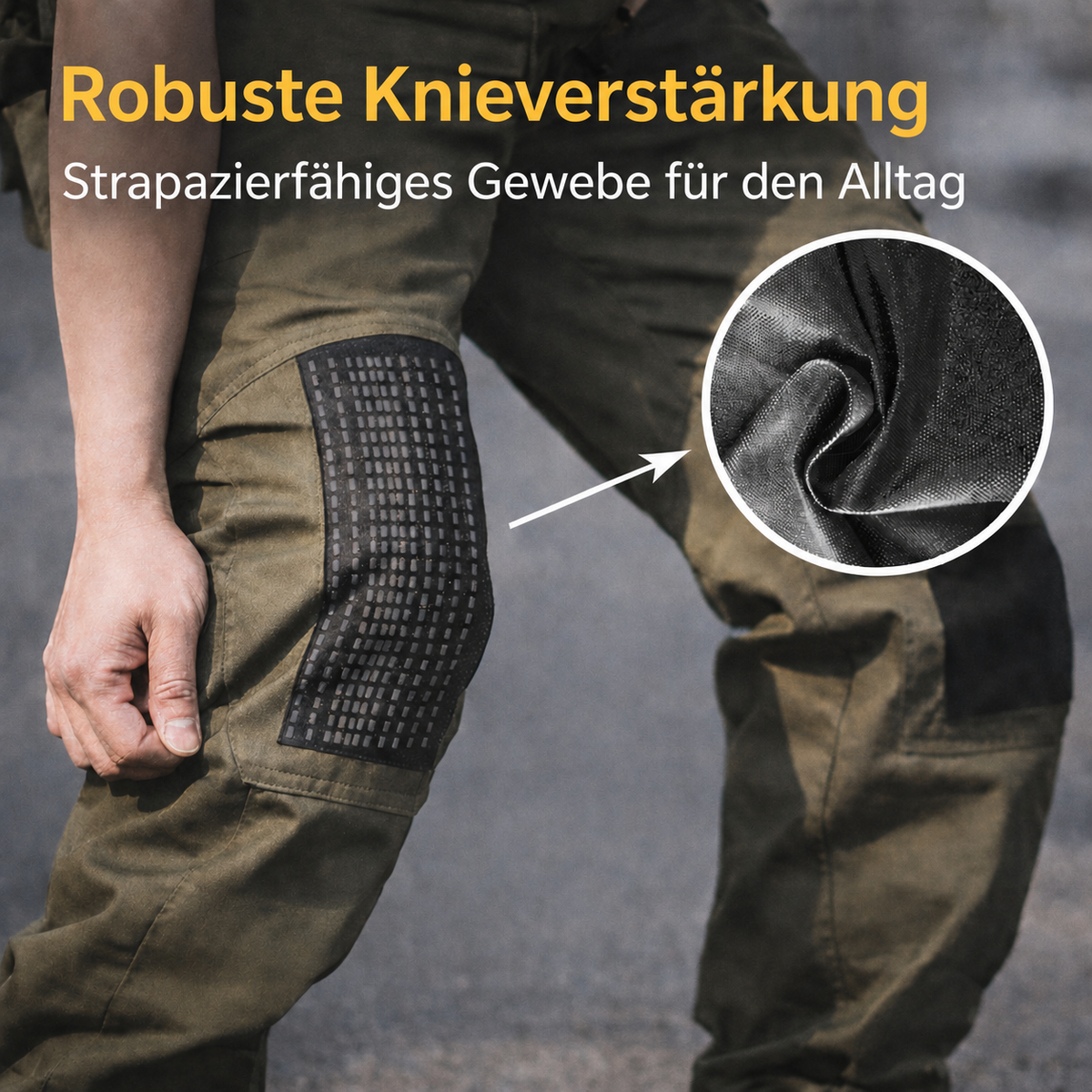Robuste Knieverstärkung