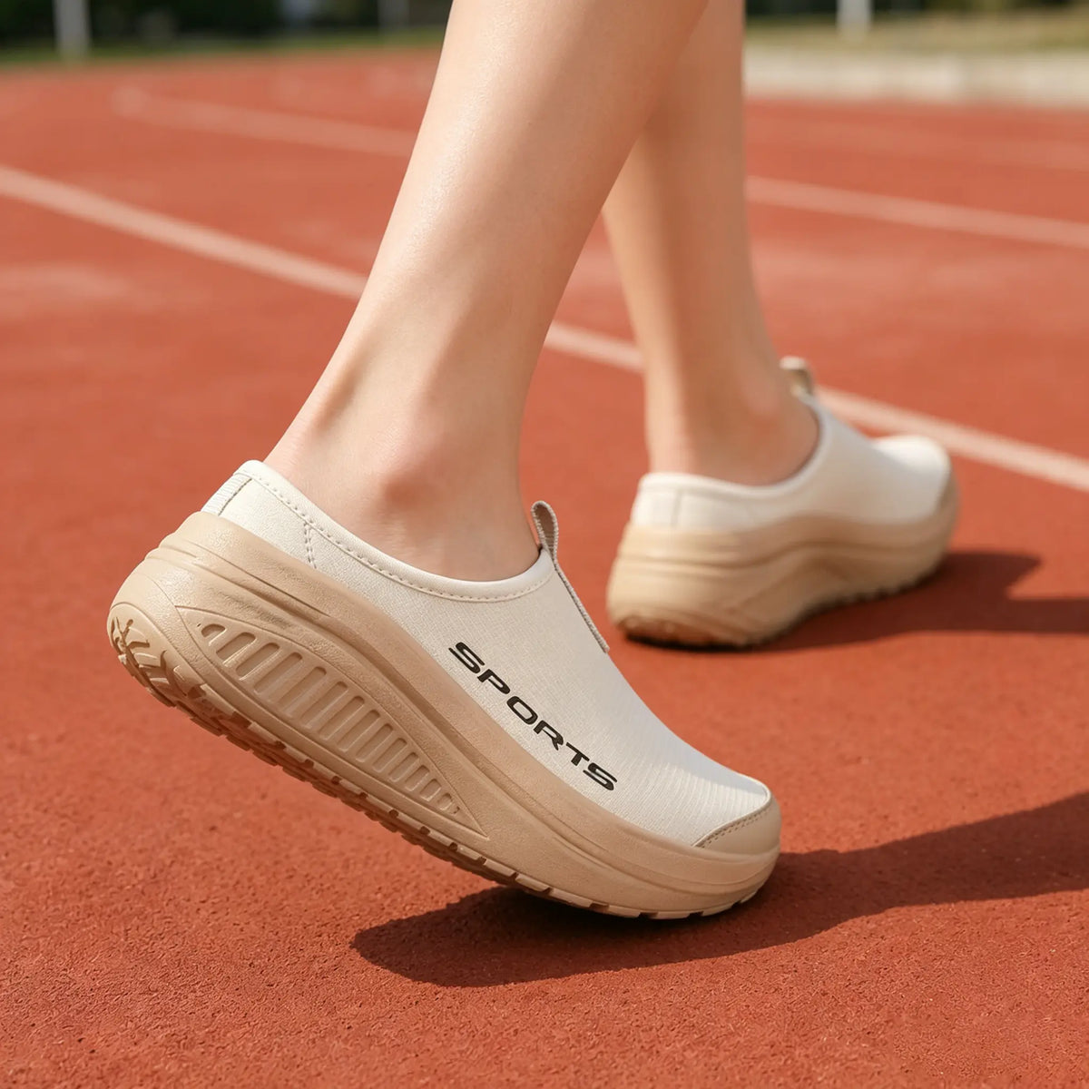 Damen Ergonomisch Slip-On Hausschuhe geschlossen