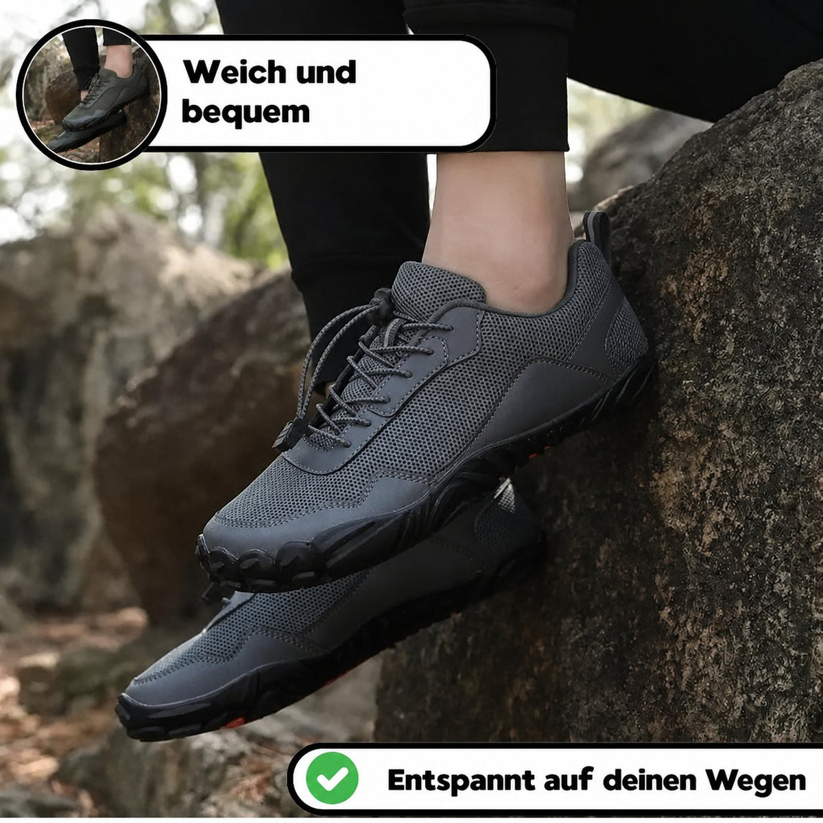 Weich und bequem – entspannt auf deinen Wegen