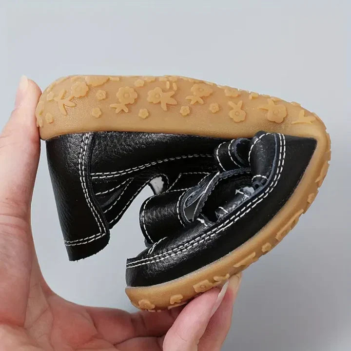 Orthopädische Leder-Komfortschuhe mit breiter Zehenbox