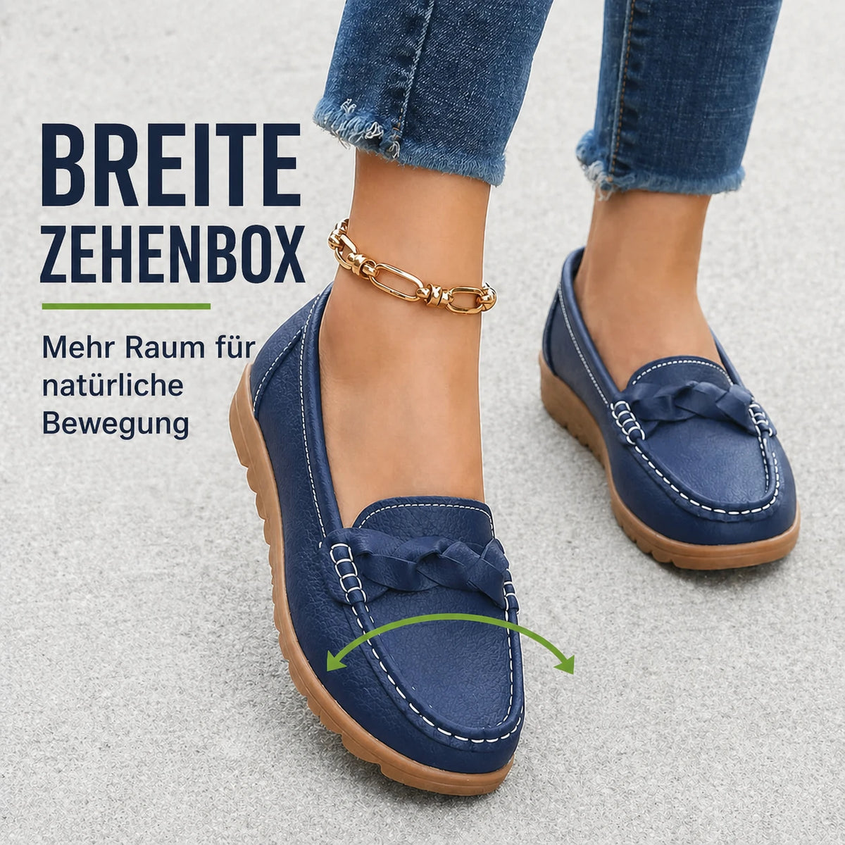 Breite Zehenbox