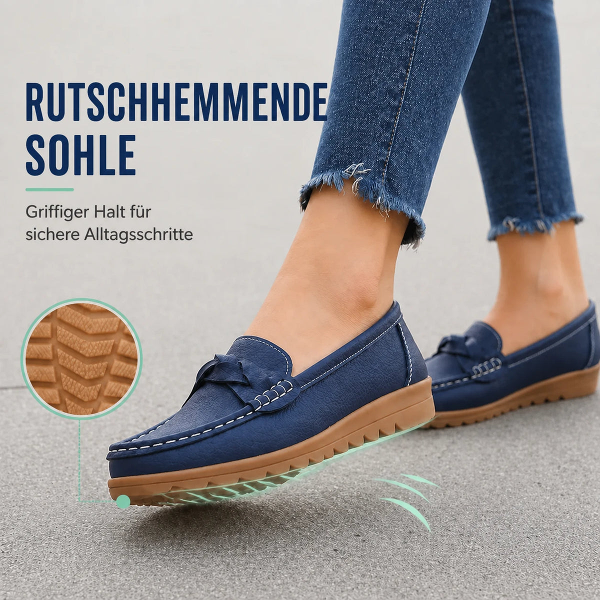 Rutschhemmende Sohle