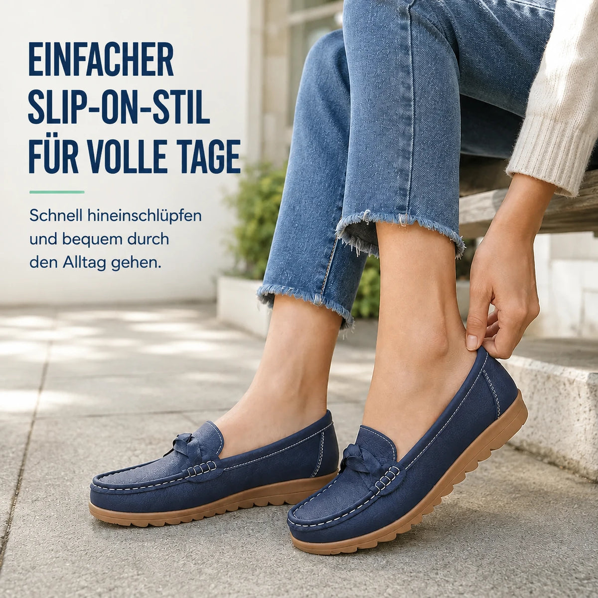 Einfacher Slip-on-Stil