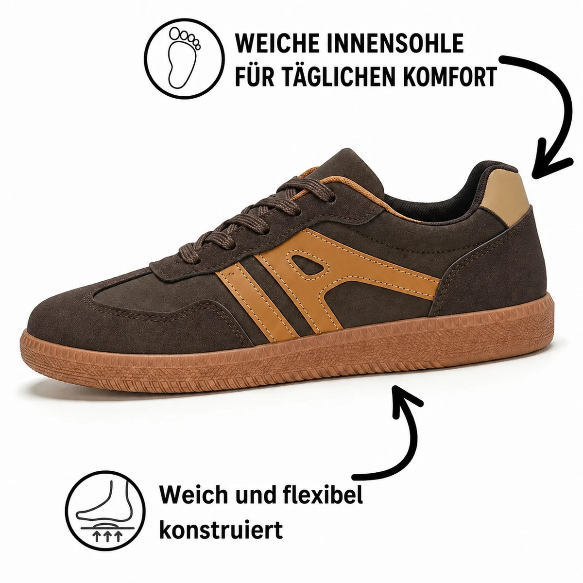 Weiche Innensohle für täglichen Komfort
