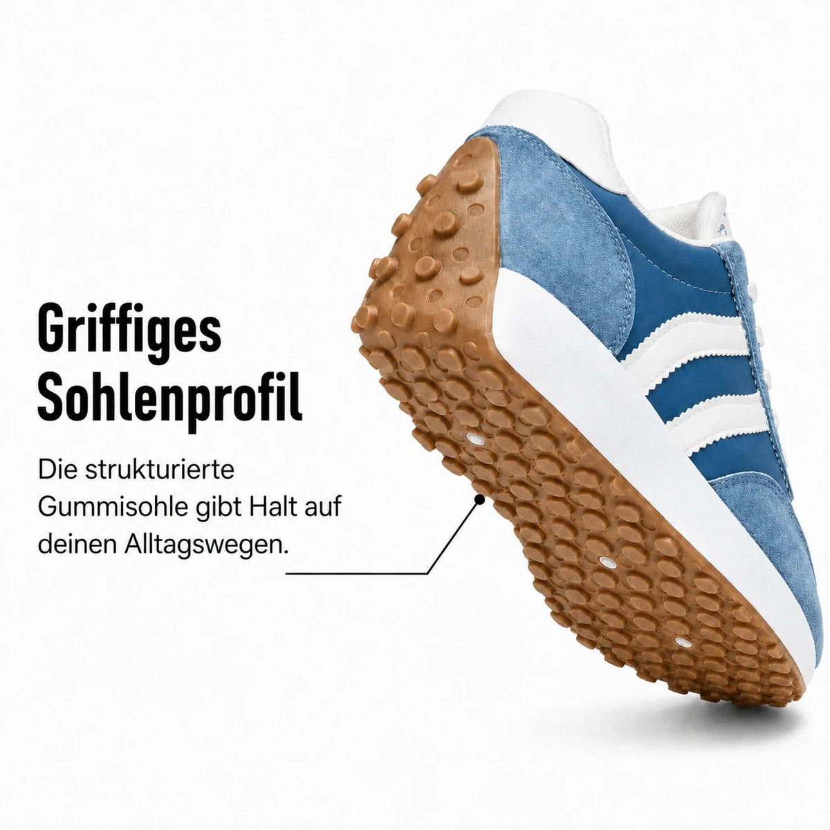 Griffiges Sohlenprofil