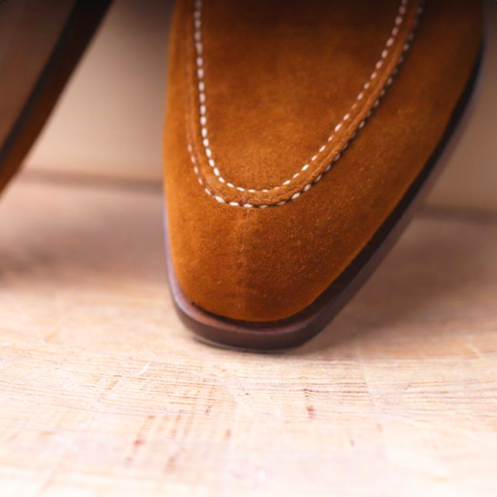 Herren-Oxford-Schuhe mit mandelförmiger Spitze