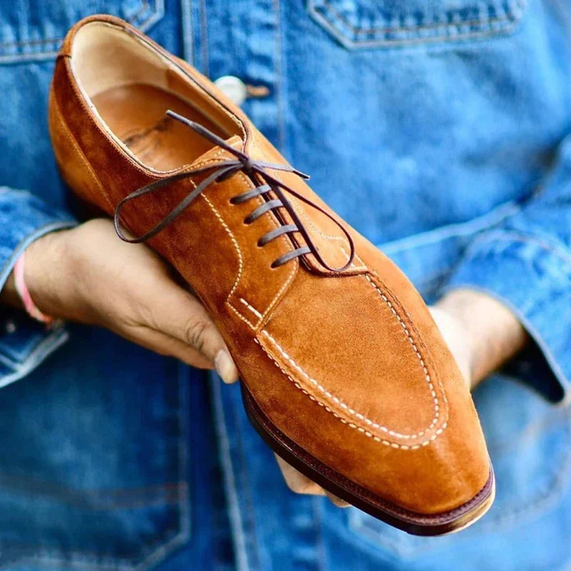 Herren-Oxford-Schuhe mit mandelförmiger Spitze