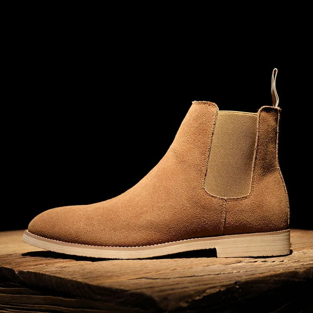 Herren-Chelsea-Boots mit elastischen Einsätzen
