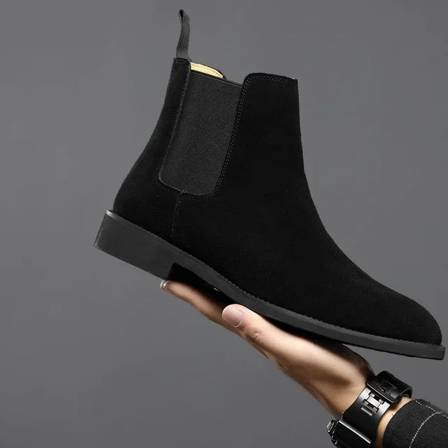 Herren-Chelsea-Boots mit elastischen Einsätzen