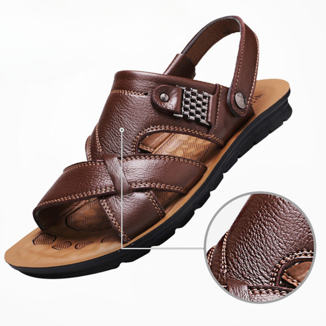 Herren-Sandalen mit Fußgewölbestütze