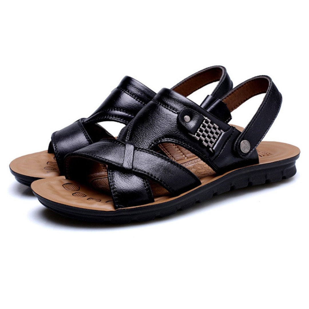 Herren-Sandalen mit Fußgewölbestütze