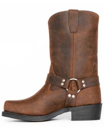 Herren-Stiefel mit Harness-Riemen