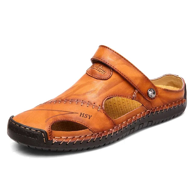Herren-Sandalen mit verstellbarem Fersenriemen