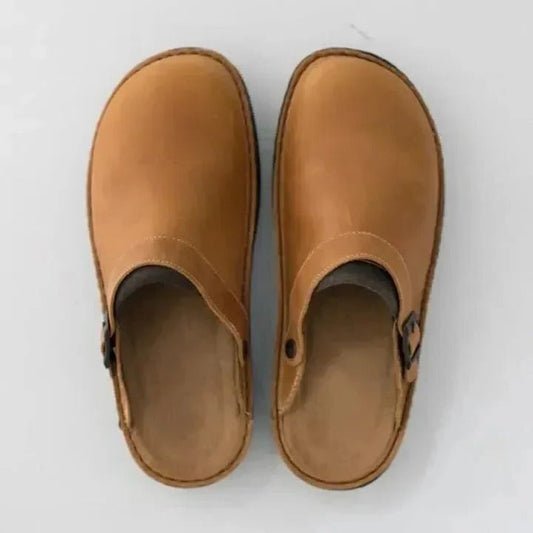 Herren-Mules mit Fersenriemen