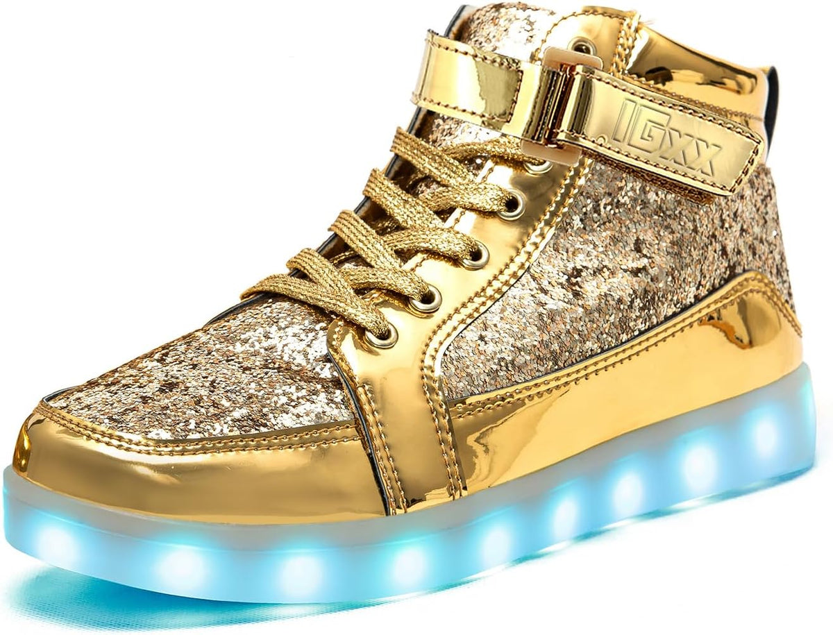 Herren-LED-Sneaker mit USB-Ladefunktion