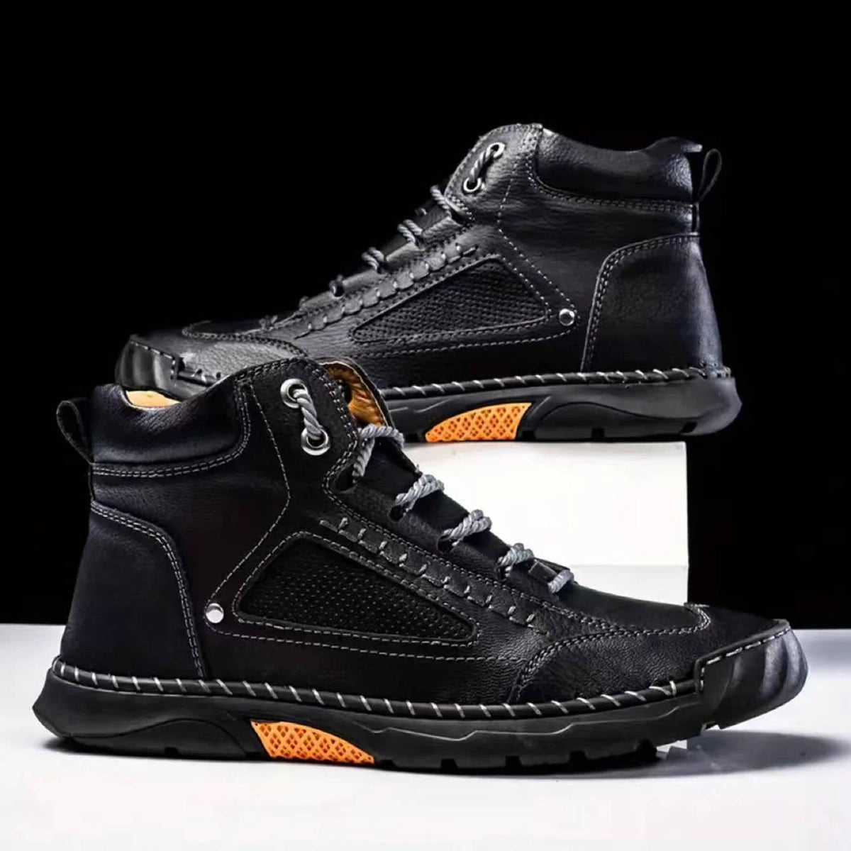 Herren-Wanderstiefel mit Fußgewölbestütze