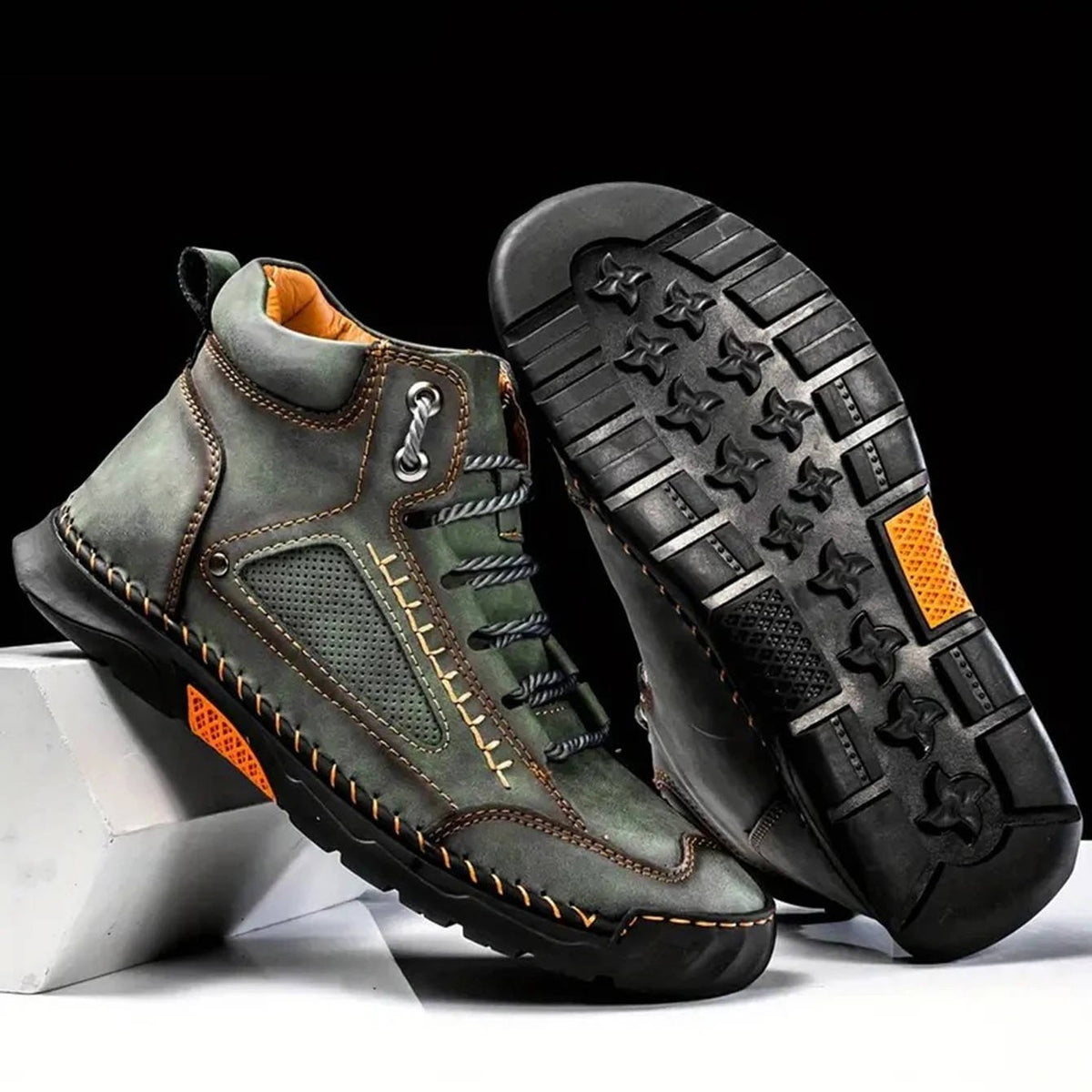 Herren-Wanderstiefel mit Fußgewölbestütze