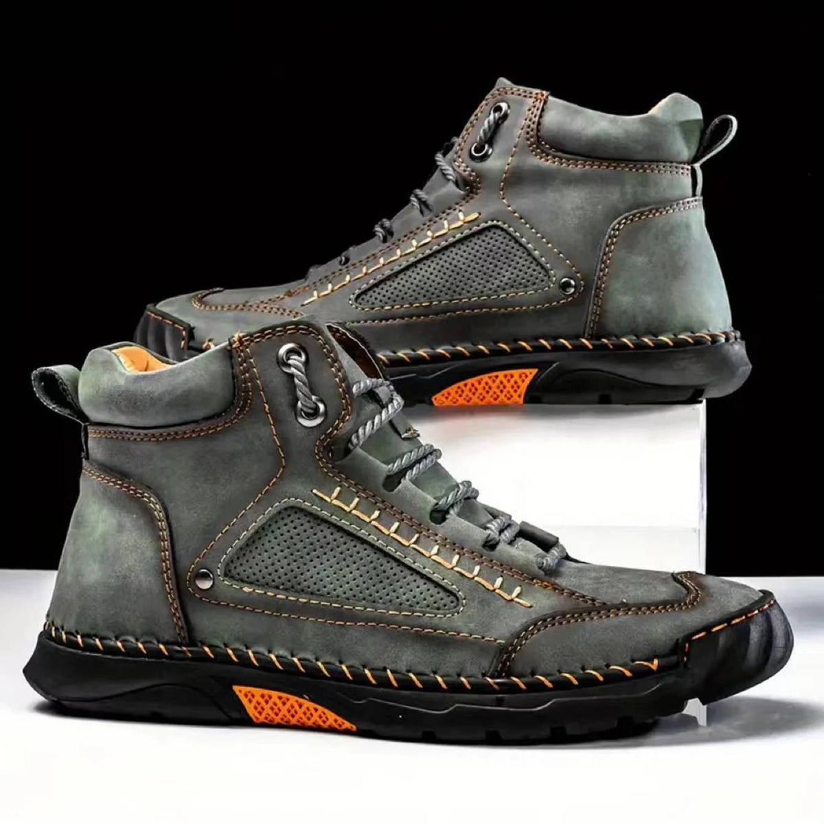 Herren-Wanderstiefel mit Fußgewölbestütze
