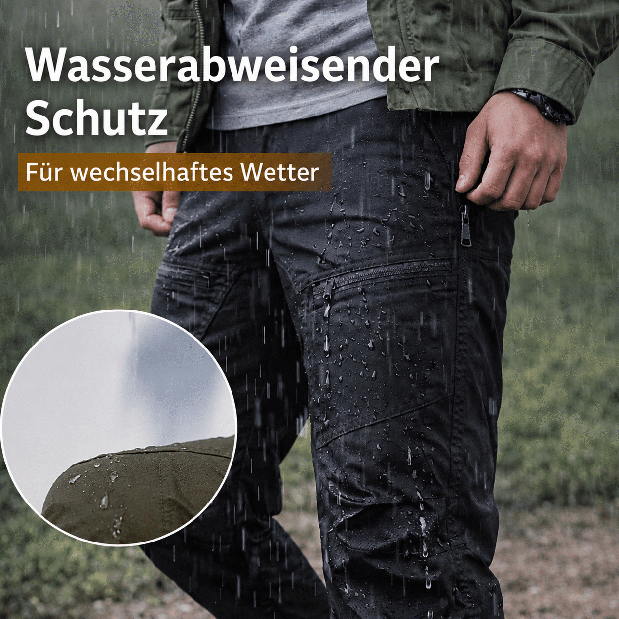 Wasserabweisender Schutz