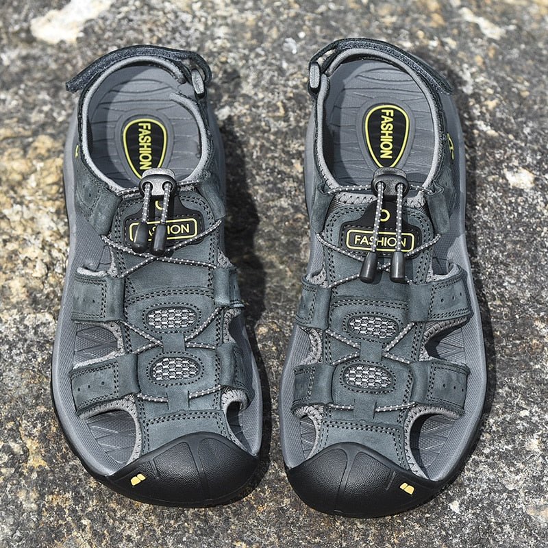 Herren Wandersandalen Orthopädische Komfortsandalen mit verstellbaren Riemen