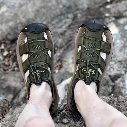 Herren Wandersandalen Orthopädische Komfortsandalen mit verstellbaren Riemen