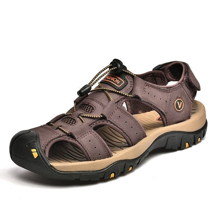 Herren Wandersandalen Orthopädische Komfortsandalen mit verstellbaren Riemen