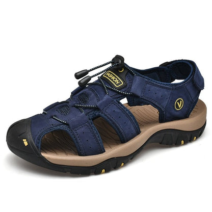 Herren Wandersandalen Orthopädische Komfortsandalen mit verstellbaren Riemen