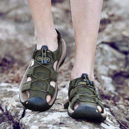 Herren Wandersandalen Orthopädische Komfortsandalen mit verstellbaren Riemen