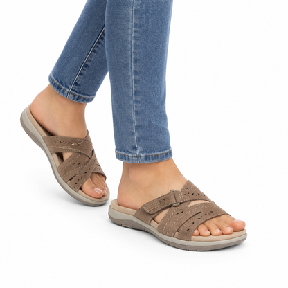 Damen Sommer Orthopädische Sandalen mit verstellbarer weicher Sohle