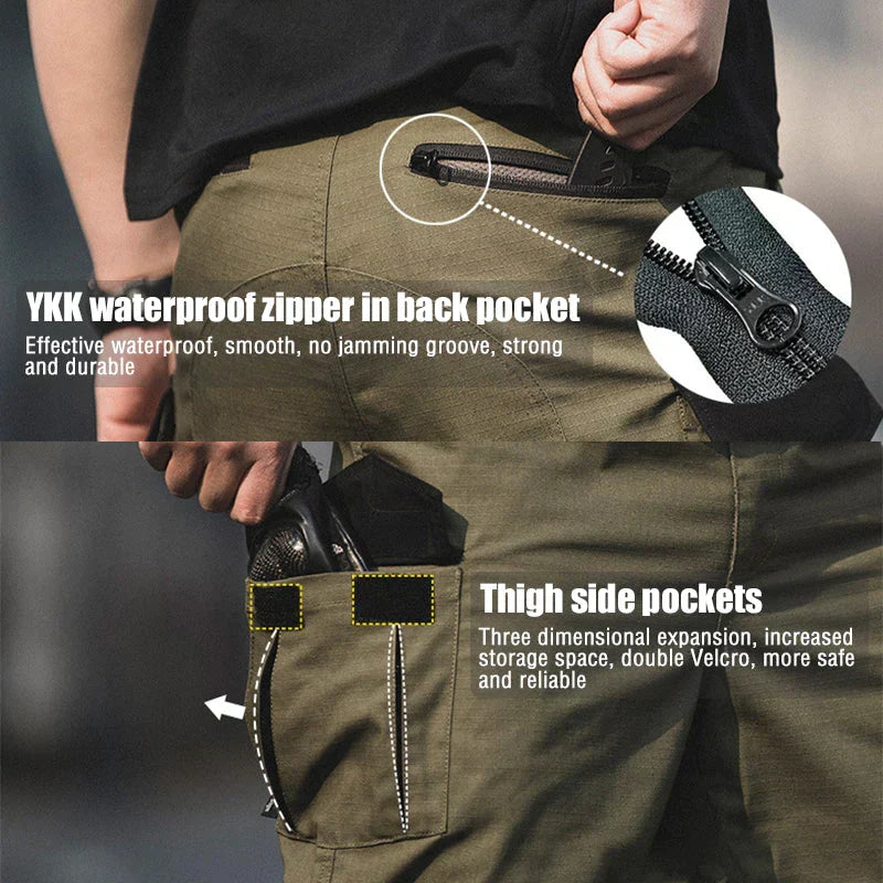 Herren Urban Cargo Jagdhose Wasserdicht Ripstop Outdoor-Hose