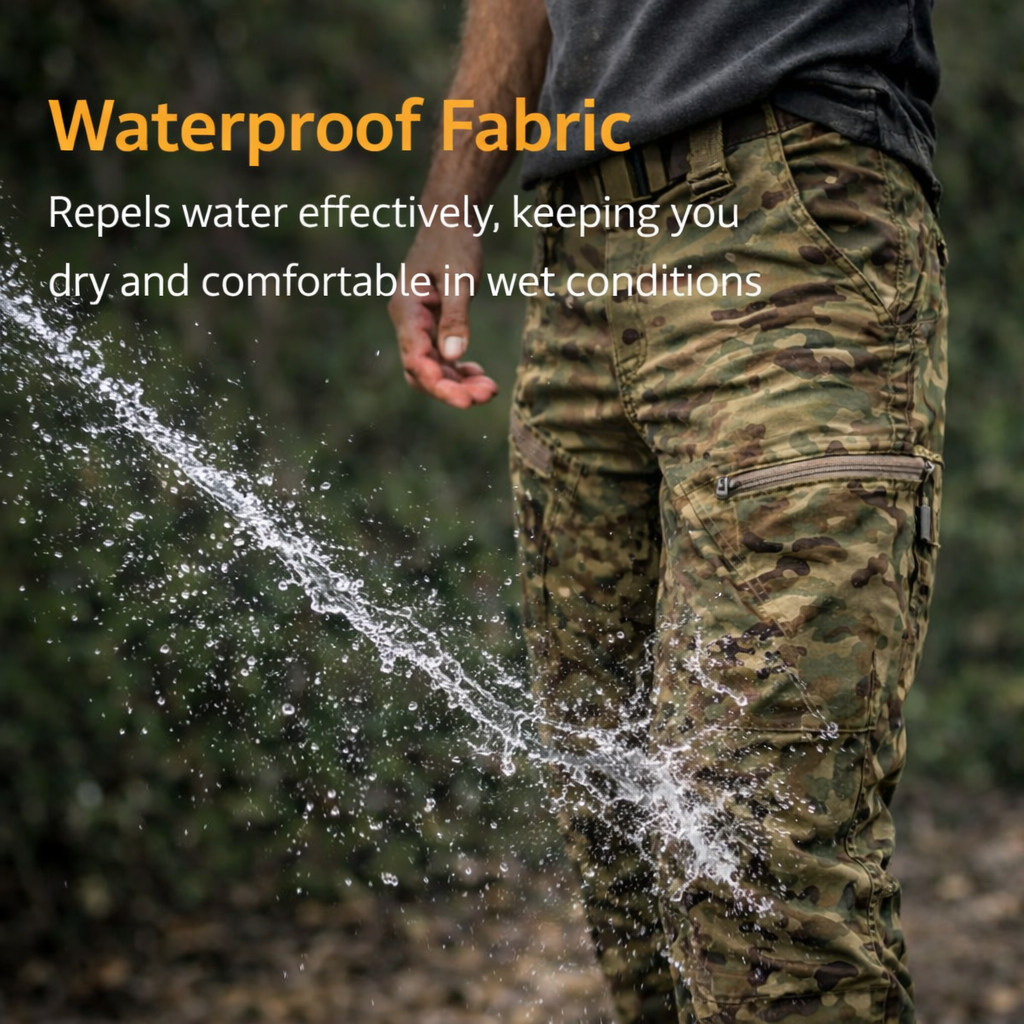 Herren Outdoor Tactical Wasserdichte Cargo-Hose