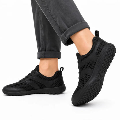 Breite Zehenbox Barfuß-Wandertrainer – Unisex Rutschfeste Komfortschuhe