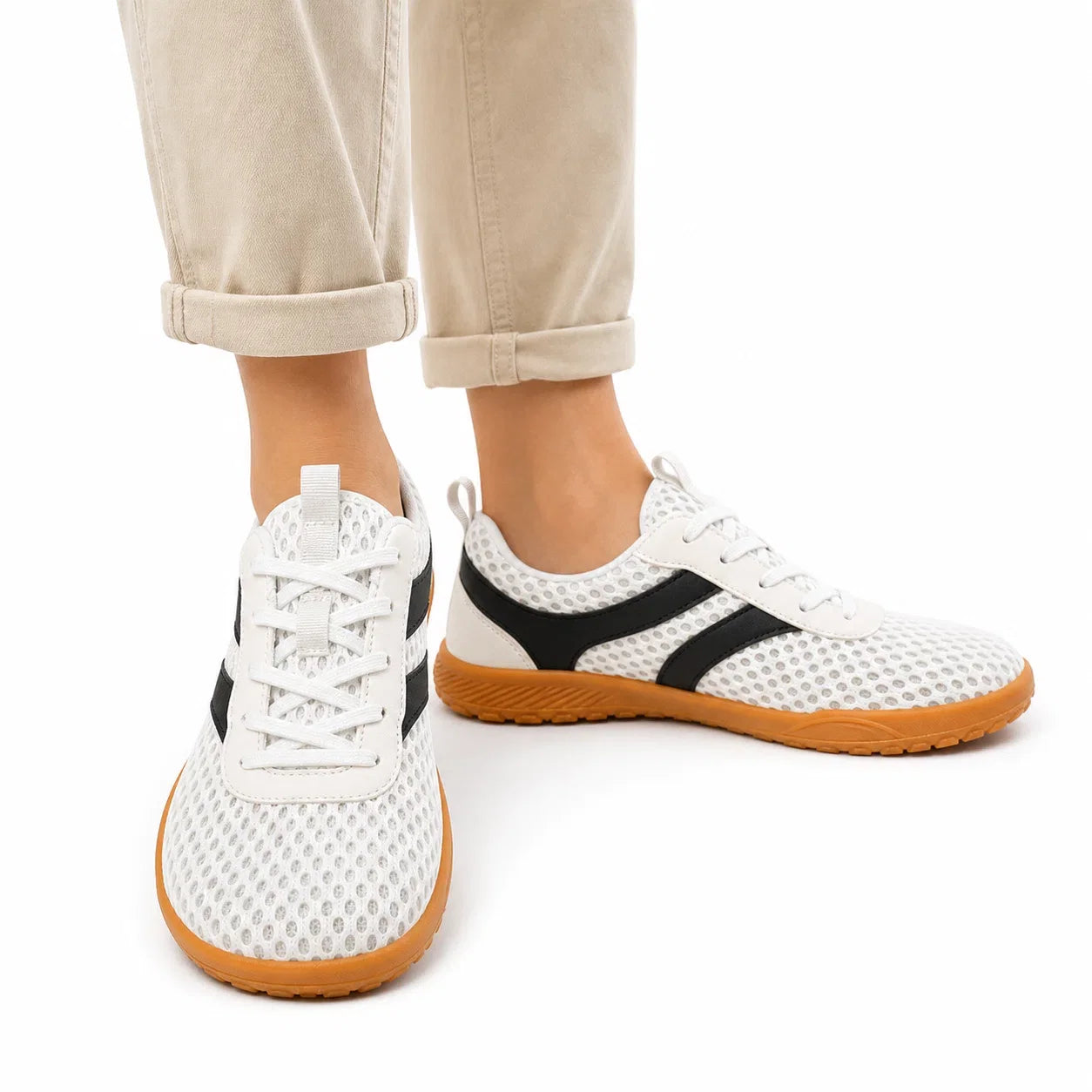 Breite Zehenbox Barfuß-Wandertrainer – Unisex Rutschfeste Komfortschuhe