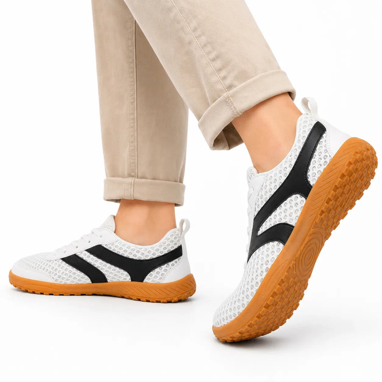 Breite Zehenbox Barfuß-Wandertrainer – Unisex Rutschfeste Komfortschuhe