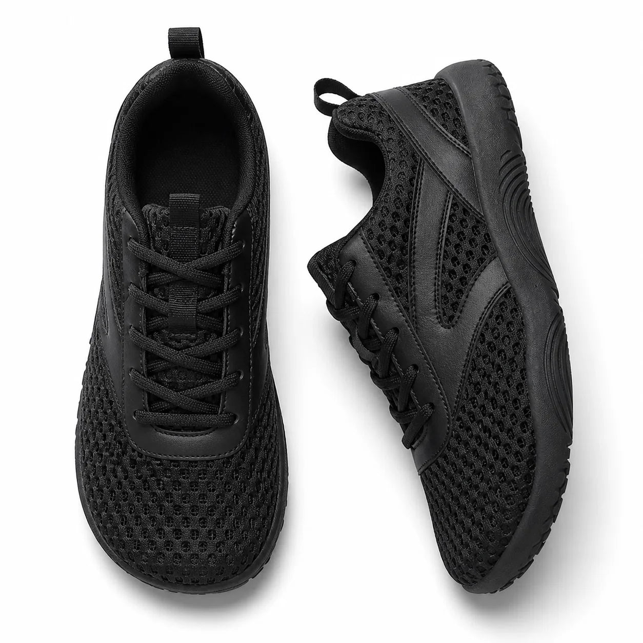 Breite Zehenbox Barfuß-Wandertrainer – Unisex Rutschfeste Komfortschuhe