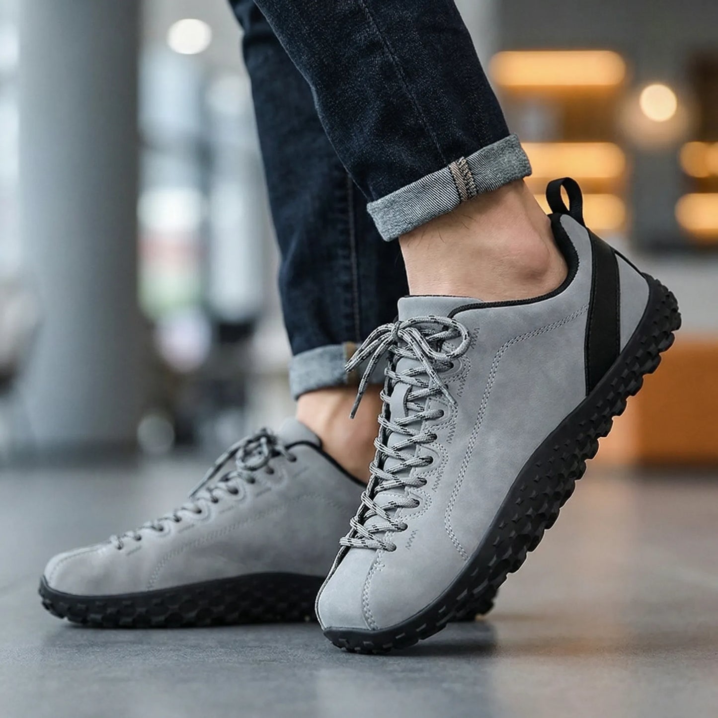 Barfuß-Wanderschuhe mit breiter Zehenbox – Orthopädische Gehschuhe Unisex