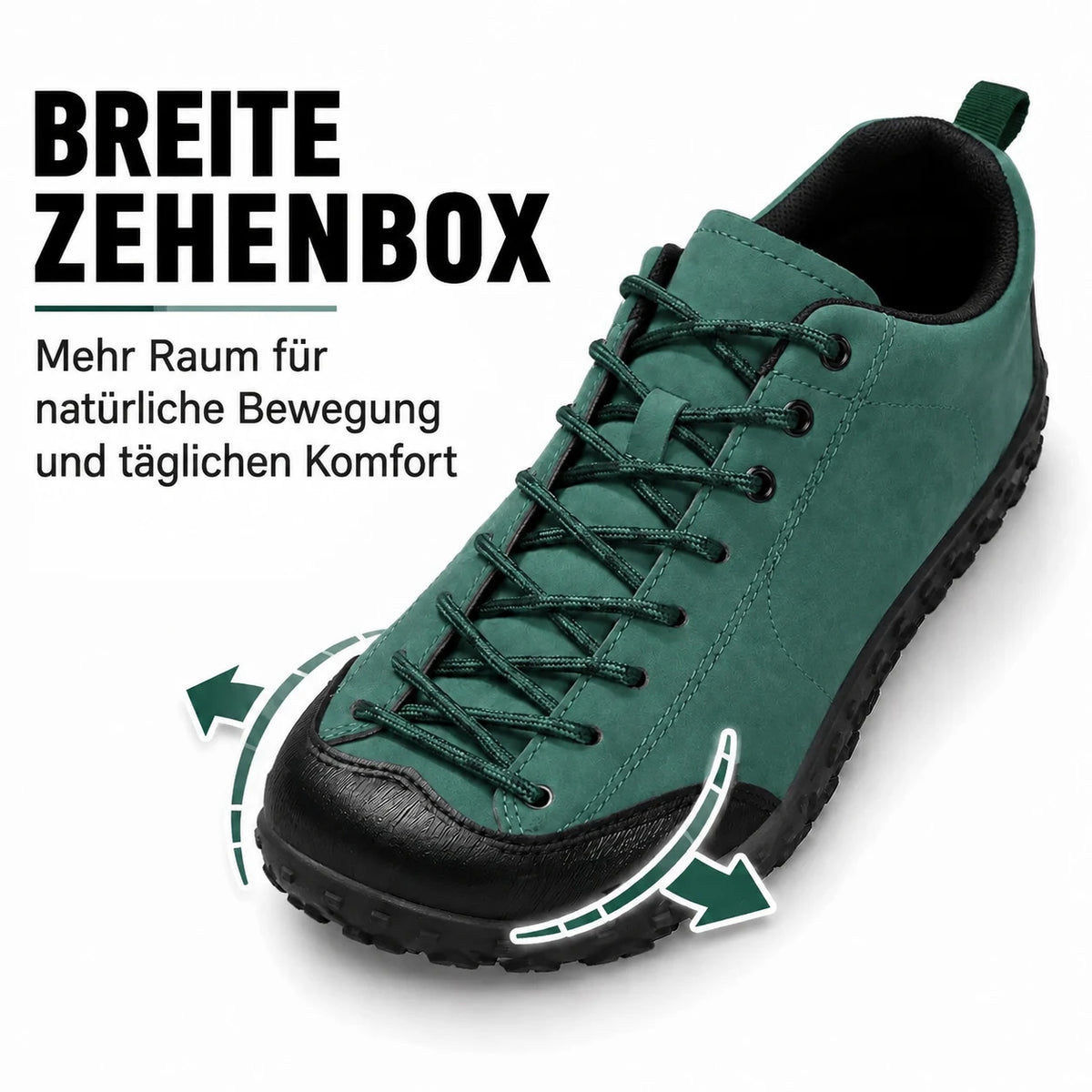 Breite Zehenbox