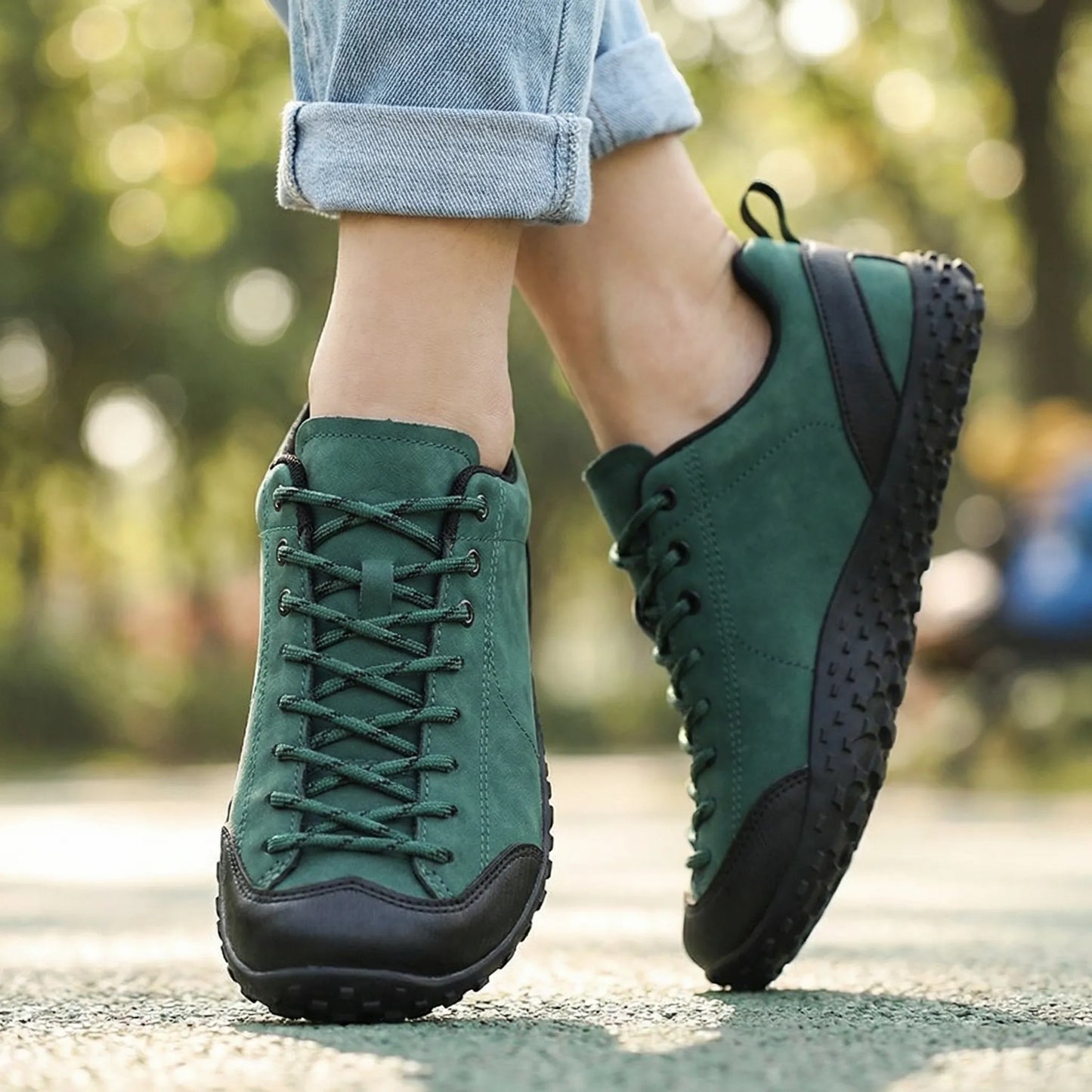 Barfuß-Wanderschuhe mit breiter Zehenbox – Orthopädische Gehschuhe Unisex