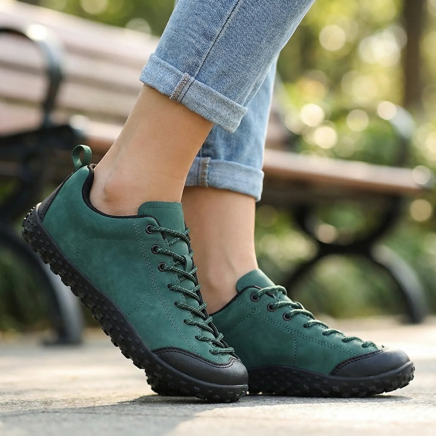 Barfuß-Wanderschuhe mit breiter Zehenbox – Orthopädische Gehschuhe Unisex