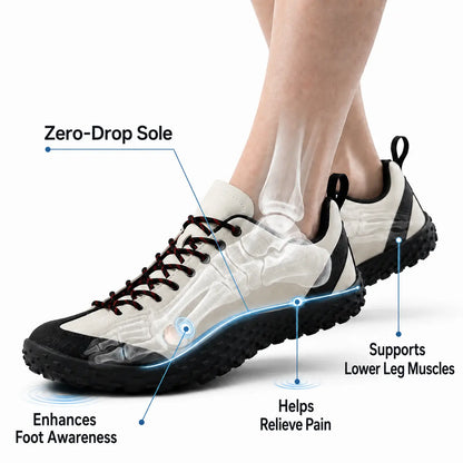 Barfuß-Wanderschuhe mit breiter Zehenbox – Orthopädische Gehschuhe Unisex