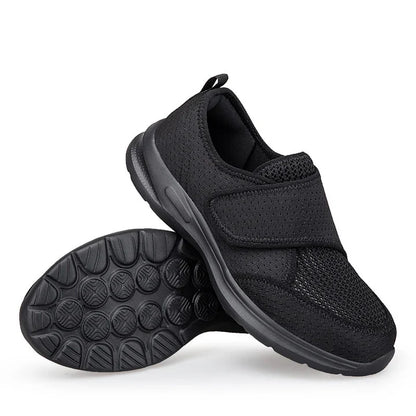 Weite Orthopädische Gehschuhe für geschwollene Füße mit verstellbarem Riemen