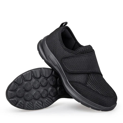Weite Orthopädische Gehschuhe für geschwollene Füße mit verstellbarem Riemen