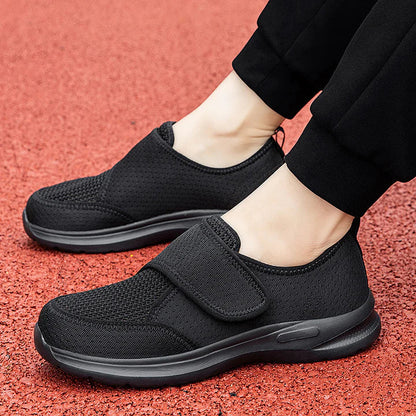 Weite Orthopädische Gehschuhe für geschwollene Füße mit verstellbarem Riemen
