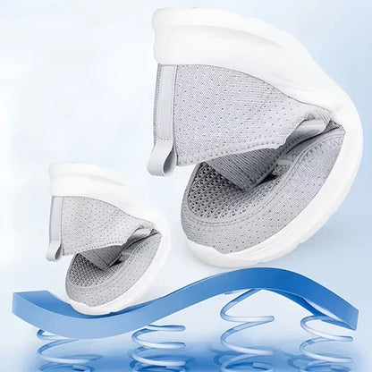 Weite Orthopädische Gehschuhe für geschwollene Füße mit verstellbarem Riemen
