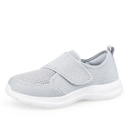 Weite Orthopädische Gehschuhe für geschwollene Füße mit verstellbarem Riemen