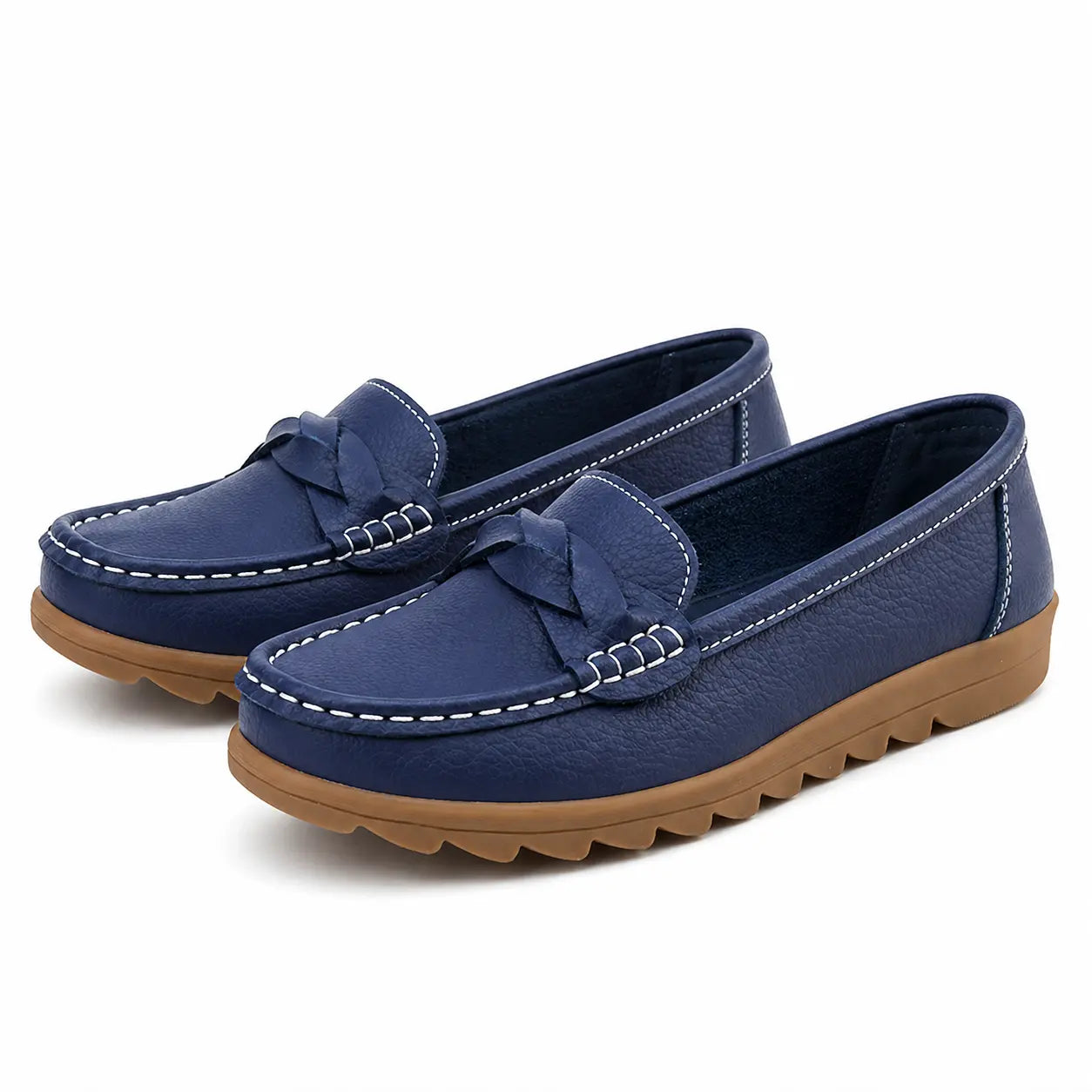 Damen Orthopädische Slip-On Loafer | Weiches Leder Gehschuhe