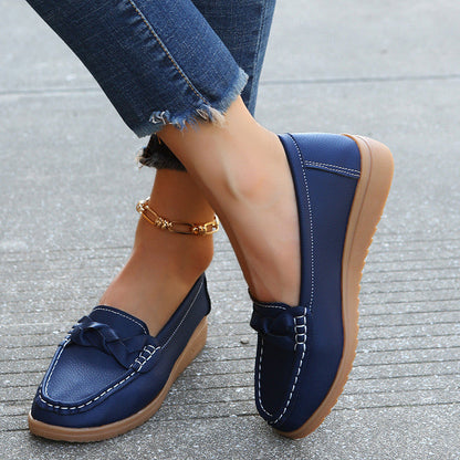 Damen Orthopädische Slip-On Loafer | Weiches Leder Gehschuhe