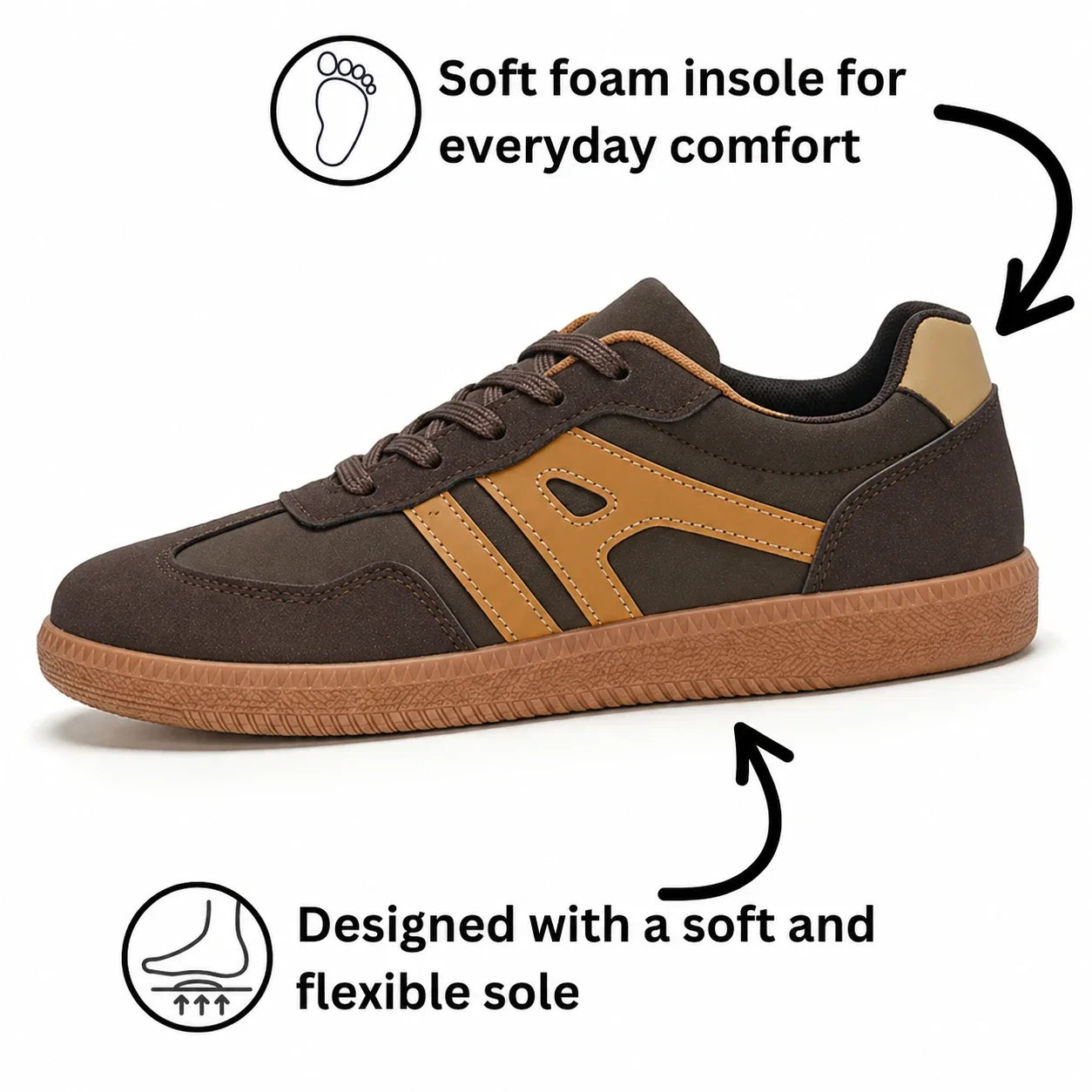 Damen Orthopädische Wildleder-Sneaker | Rutschfeste Komfort-Gehschuhe