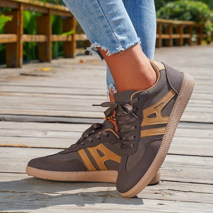 Damen Orthopädische Wildleder-Sneaker | Rutschfeste Komfort-Gehschuhe