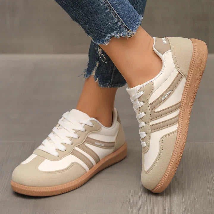 Damen Orthopädische Wildleder-Sneaker | Weites Komfort-Schuhwerk